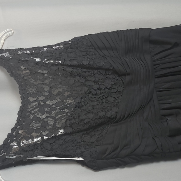 Black Davids Bridal Dress Size 12 - Picture 9 of 9